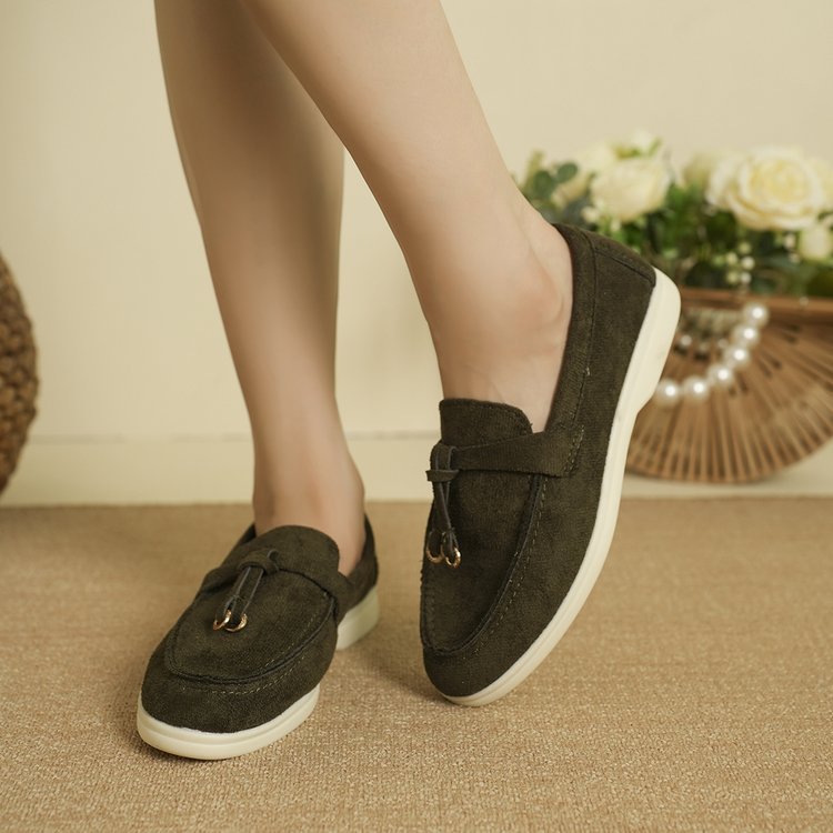 💝Summer Sale⭐Comfortable Women's Slip-On Sneakers: Casual Flat Loafers for Walking