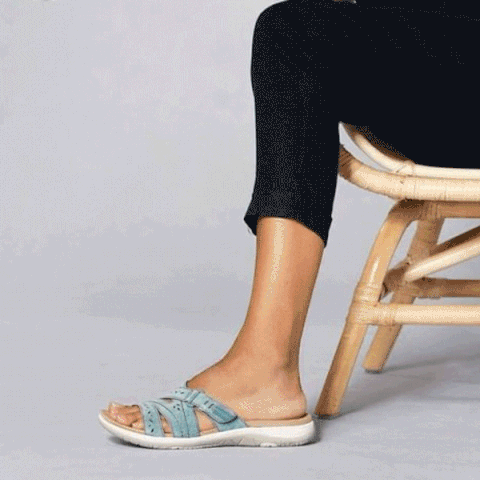 Dr. Comfort New Comfortable Leather Belt Slippers