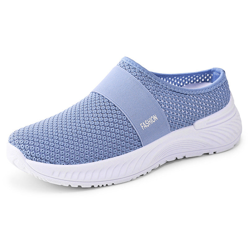 Air Cushion Slip-On Mules – Arch Support & Breathable for Walking