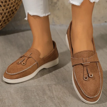 💝Summer Sale⭐Comfortable Women's Slip-On Sneakers: Casual Flat Loafers for Walking