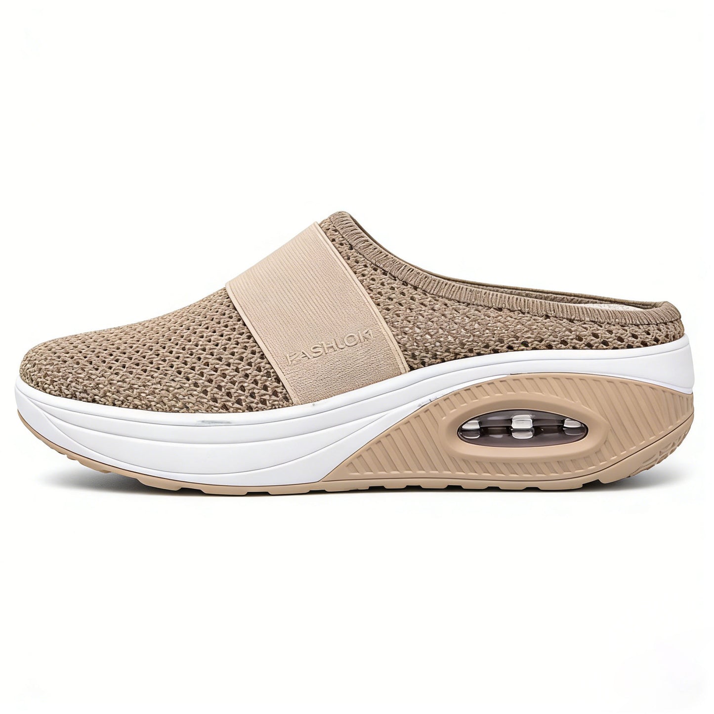 Diabetic Air-Cushion Slip-On Walking Shoes, Orthopedic Diabetic Slippers, with Arch-Support for Women