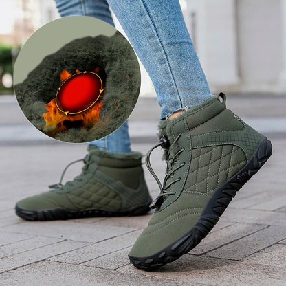 (⏳NOW ON: 70% OFF Sale! 🔥)Ergonomic Winter Boots with Zero-Drop Support, Wide Toe Box & 360° Fleece Lining