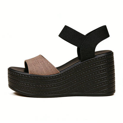 Women's Wedges Sandals Summer Platform High Heels Pumps Party Shoes Footwear