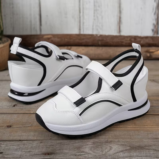 Women Orthopedic Sandals, Arch Support Walking Sneakers, Adjustable Corrective Shoes Plantar Fasciitis Relief