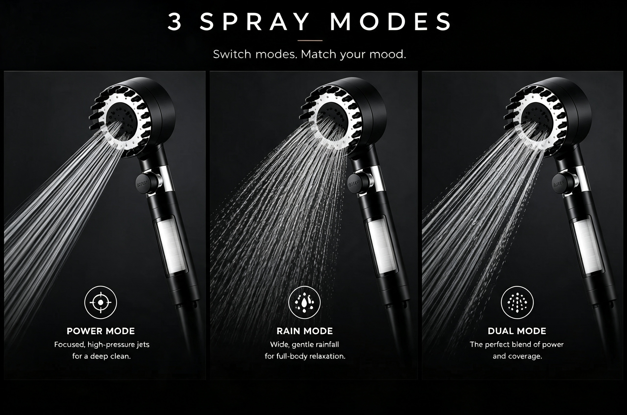 Advanced Filtered Handheld Shower Head Complete Kit