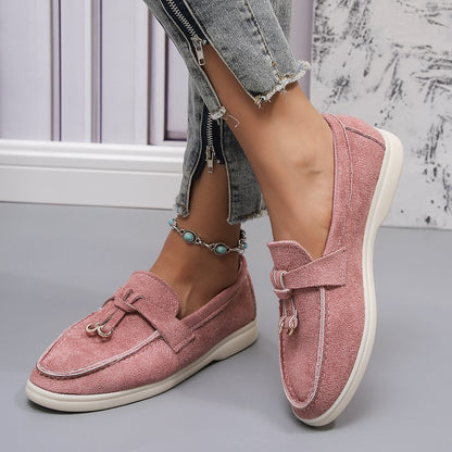 💝Summer Sale⭐Comfortable Women's Slip-On Sneakers: Casual Flat Loafers for Walking