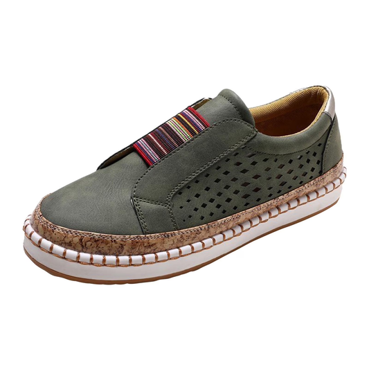 (⏳NOW ON: 49% OFF Sale! 🔥)⭐Women's Modern No-Tie Slip-On Sports Skate Shoes