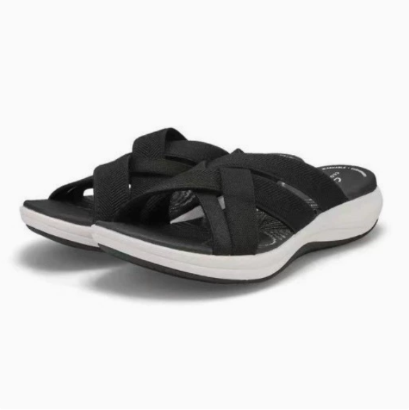 Hufu Women's Orthopaedic Sandals, Lightweight Comfortable Sandals with Arch Support, Summer Non-Slip Sandals, Leisure Slippers for Women