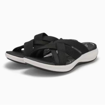 Hufu Women's Orthopaedic Sandals, Lightweight Comfortable Sandals with Arch Support, Summer Non-Slip Sandals, Leisure Slippers for Women