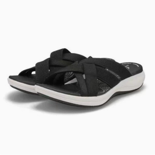 Hufu Women's Orthopaedic Sandals, Lightweight Comfortable Sandals with Arch Support, Summer Non-Slip Sandals, Leisure Slippers for Women