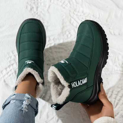 (⏳NOW ON: 50% OFF Sale! 🔥)Waterproof Anti-Slip Winter Snow Boots for Men & Women, Warm Fur-Lined Outdoor Boots