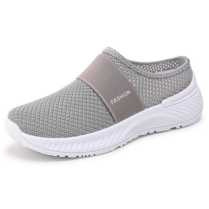 Air Cushion Slip-On Mules – Arch Support & Breathable for Walking