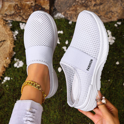 Air Cushion Slip-On Mules – Arch Support & Breathable for Walking