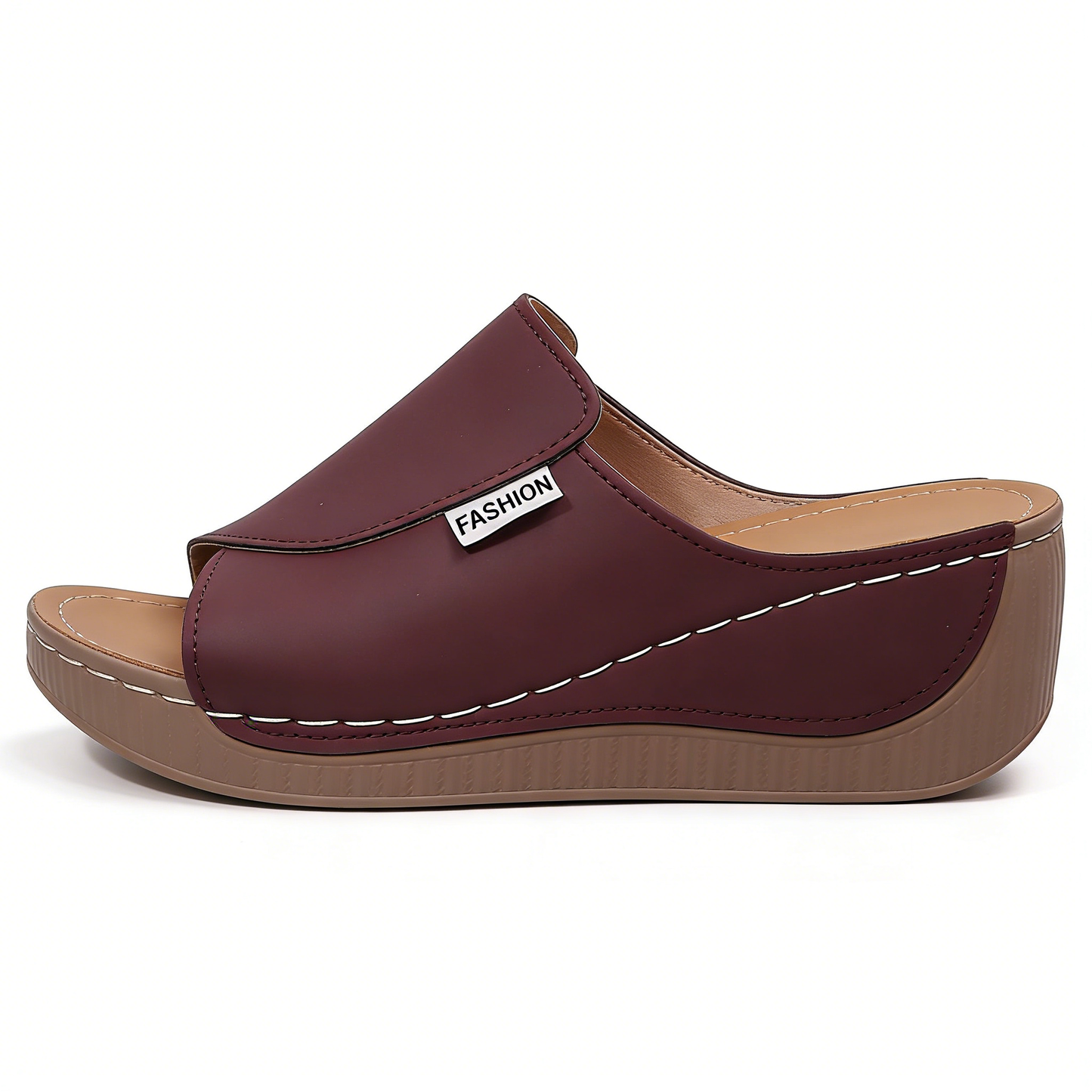 Cleaning Slippers for Women Women's Casual One Foot Stirrup Slope Heel Roman Lightweight Thick Bottom Casual Open Toe Slippers