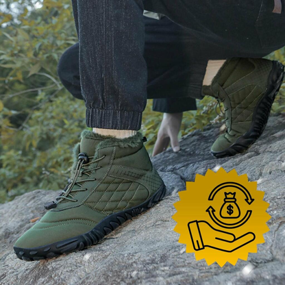 (⏳NOW ON: 70% OFF Sale! 🔥)Ergonomic Winter Boots with Zero-Drop Support, Wide Toe Box & 360° Fleece Lining