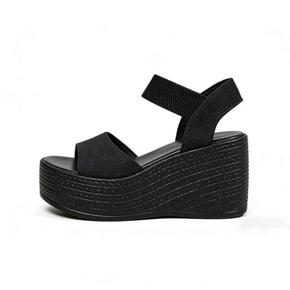 Women's Wedges Sandals Summer Platform High Heels Pumps Party Shoes Footwear