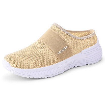 Air Cushion Slip-On Mules – Arch Support & Breathable for Walking