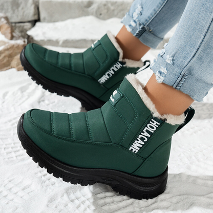 (⏳NOW ON: 50% OFF Sale! 🔥)Waterproof Anti-Slip Winter Snow Boots for Men & Women, Warm Fur-Lined Outdoor Boots
