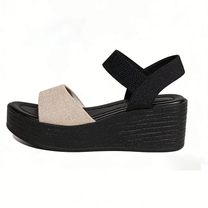 Women's Wedges Sandals Summer Platform High Heels Pumps Party Shoes Footwear