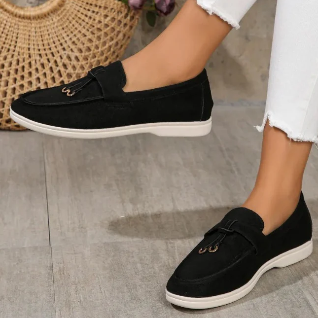 💝Summer Sale⭐Comfortable Women's Slip-On Sneakers: Casual Flat Loafers for Walking