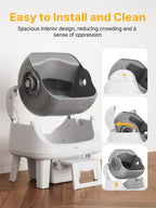 Smart Open Top Self-Cleaning Cat Litter Box
