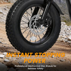 16" Fat Tire E-Bike | 1500W Peak | Dual Suspension