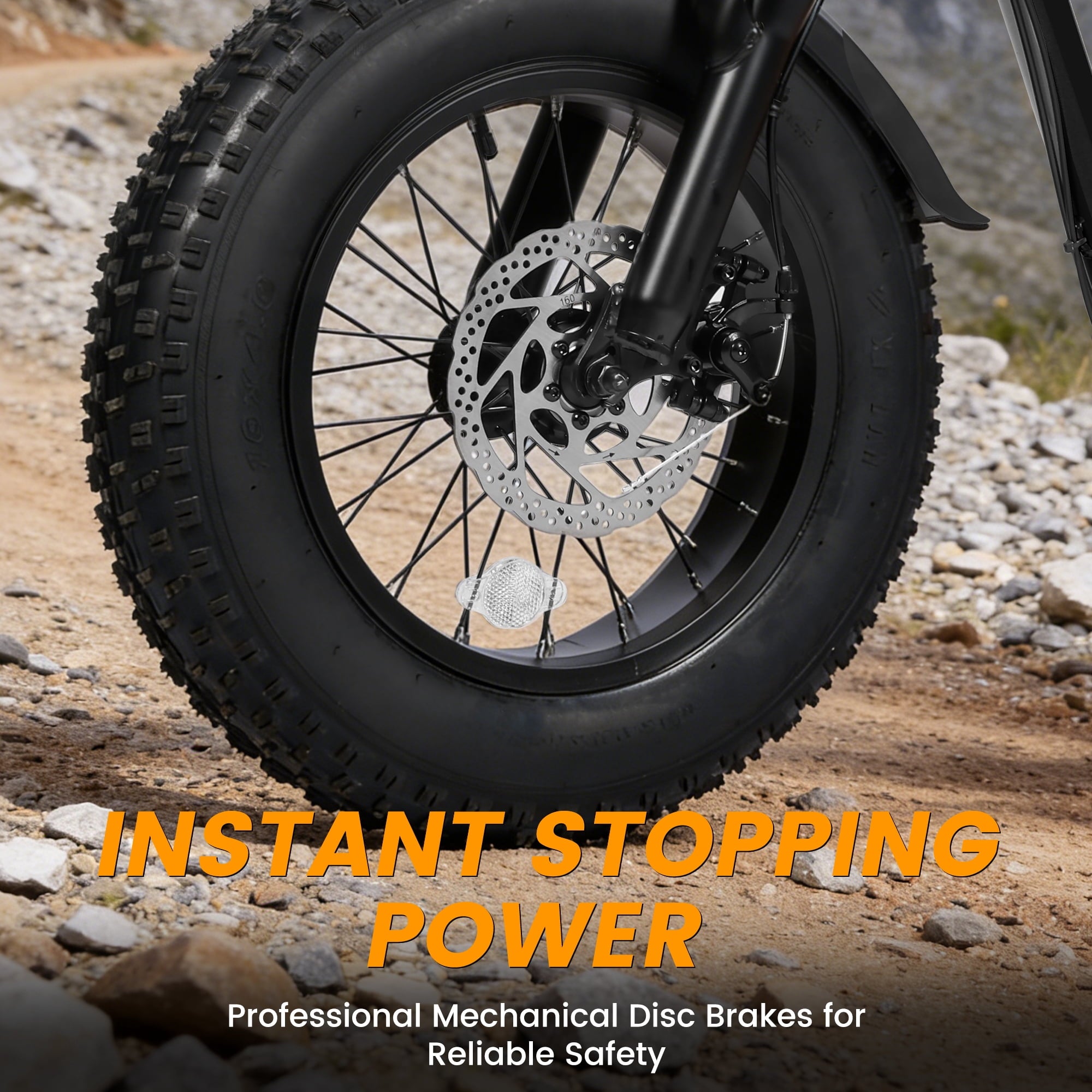 16" Fat Tire E-Bike | 1500W Peak | Dual Suspension