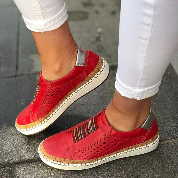 (⏳NOW ON: 49% OFF Sale! 🔥)⭐Women's Modern No-Tie Slip-On Sports Skate Shoes