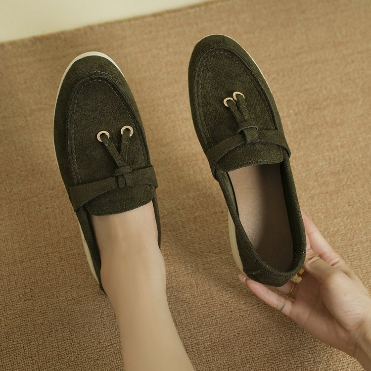 💝Summer Sale⭐Comfortable Women's Slip-On Sneakers: Casual Flat Loafers for Walking