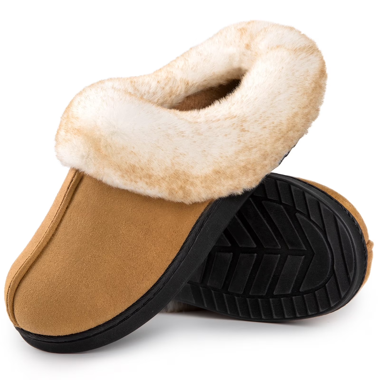 (⏳NOW ON: 70% OFF Sale! 🔥)Women’s Winter Fuzzy Lined Warm Indoor Outdoor Slippers