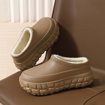 (⏳NOW ON: 70% OFF Sale! 🔥)Women’s Platform Furry Warm Waterproof Slippers