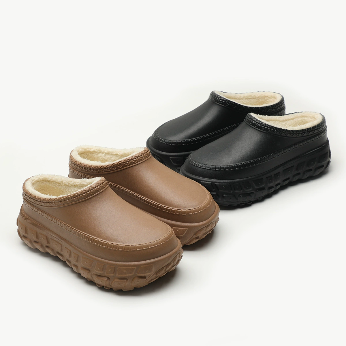 (⏳NOW ON: 70% OFF Sale! 🔥)Women’s Platform Furry Warm Waterproof Slippers