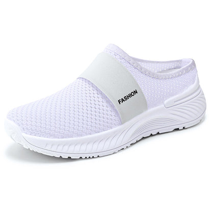Air Cushion Slip-On Mules – Arch Support & Breathable for Walking