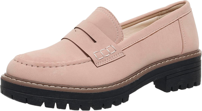 (⏳NOW ON: 70% OFF Sale! 🔥)Women’s Chunky Platform Loafers – Comfortable Slip-On Work & Casual Shoes