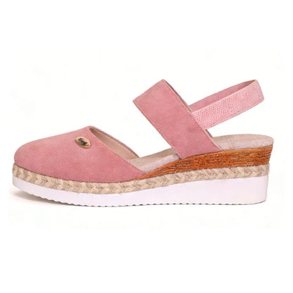 Elastic Ankle Strap Sandals