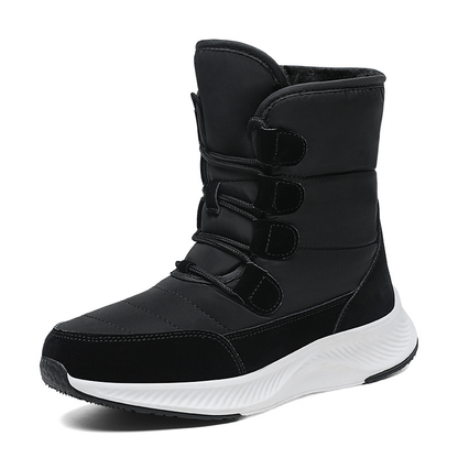 (⏳NOW ON: 70% OFF Sale! 🔥)Women Boots Autumn and Winter Women's Snow Boots Thick soled Lace up Thermal Shoes Outdoor Shoes