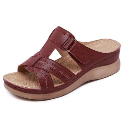 Womens Premium Comfy Vintage Open Toe Sandal