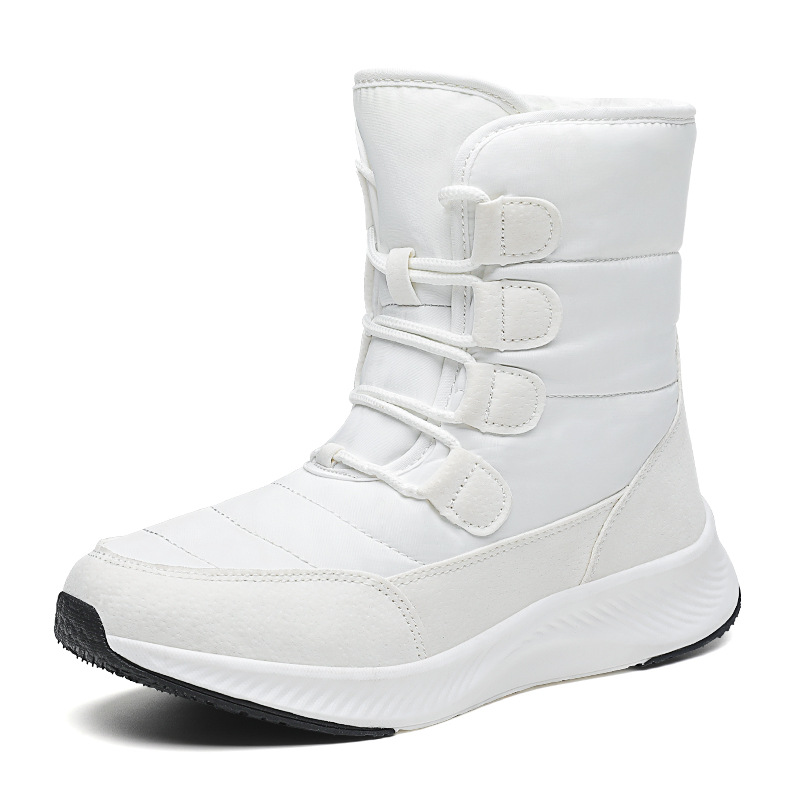 (⏳NOW ON: 70% OFF Sale! 🔥)Women Boots Autumn and Winter Women's Snow Boots Thick soled Lace up Thermal Shoes Outdoor Shoes