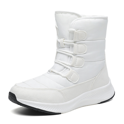 (⏳NOW ON: 70% OFF Sale! 🔥)Women Boots Autumn and Winter Women's Snow Boots Thick soled Lace up Thermal Shoes Outdoor Shoes
