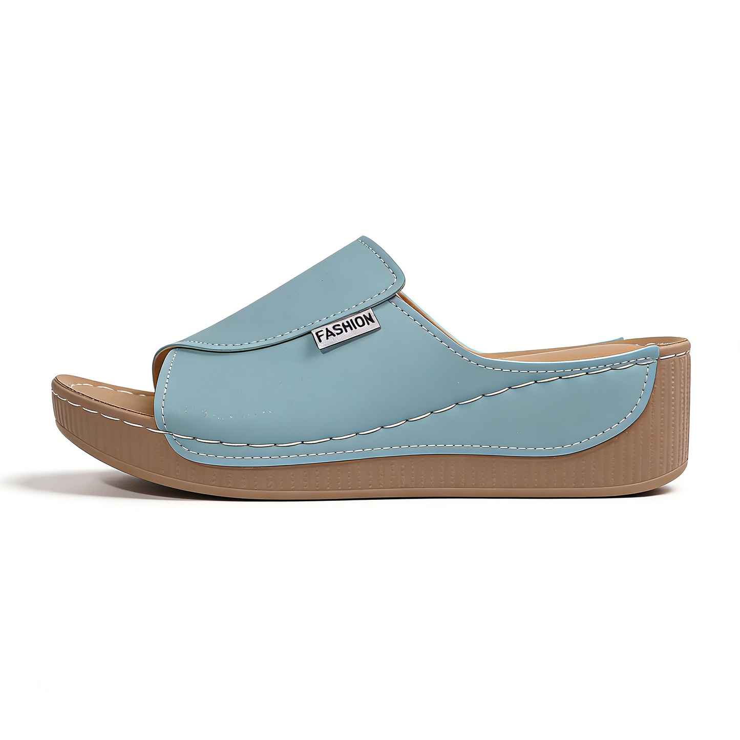 Cleaning Slippers for Women Women's Casual One Foot Stirrup Slope Heel Roman Lightweight Thick Bottom Casual Open Toe Slippers