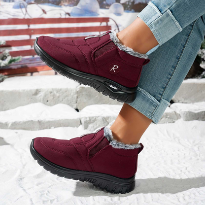 (⏳NOW ON: 50% OFF Sale! 🔥)Snow Boots for Women Slip on Winter Warm Shoes Fashion