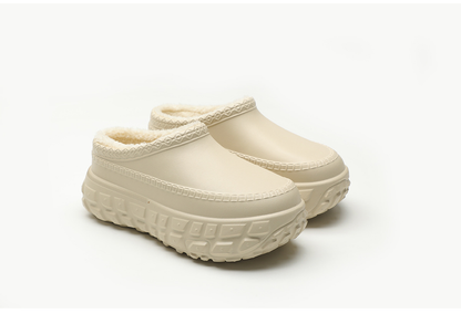 (⏳NOW ON: 70% OFF Sale! 🔥)Women’s Platform Furry Warm Waterproof Slippers