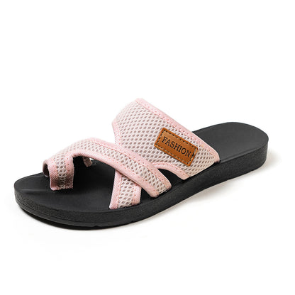 Womens Flat Sandals Orthopedic Sandals Bunions Flip Flop With Arch Support Comfy Orthotic Slides Post Thong Slippers Wide Fit Summer Flat Sandal Low Wedge Beach Shoes Anti-Slip Breathable Sliders