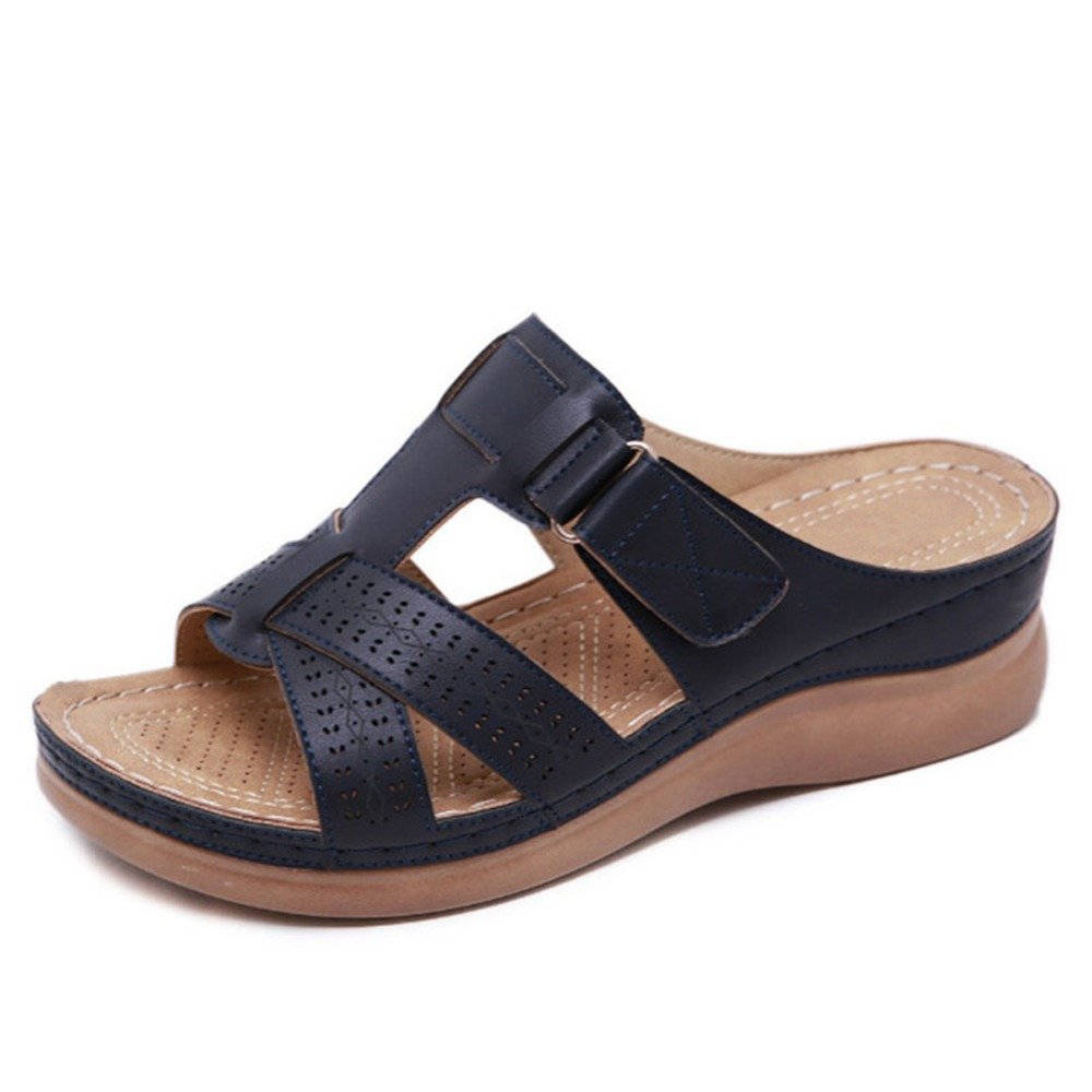 Womens Premium Comfy Vintage Open Toe Sandal