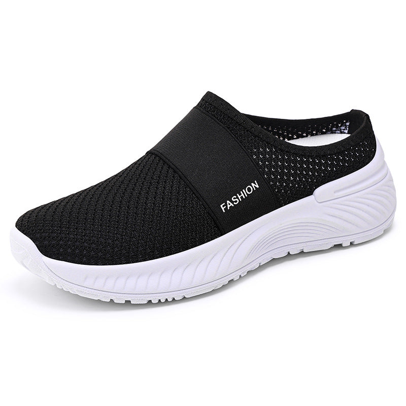 Air Cushion Slip-On Mules – Arch Support & Breathable for Walking