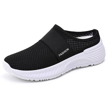 Air Cushion Slip-On Mules – Arch Support & Breathable for Walking