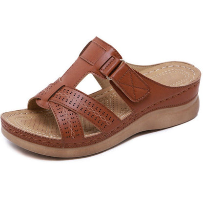 Womens Premium Comfy Vintage Open Toe Sandal