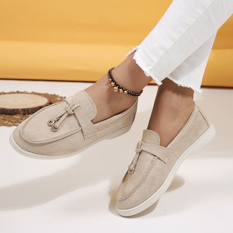 💝Summer Sale⭐Comfortable Women's Slip-On Sneakers: Casual Flat Loafers for Walking