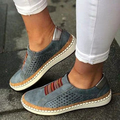 (⏳NOW ON: 49% OFF Sale! 🔥)⭐Women's Modern No-Tie Slip-On Sports Skate Shoes