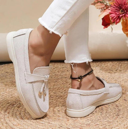 💝Summer Sale⭐Comfortable Women's Slip-On Sneakers: Casual Flat Loafers for Walking